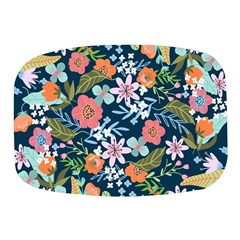 Flowers Flower Flora Nature Floral Background Painting Mini Square Pill Box by Wegoenart