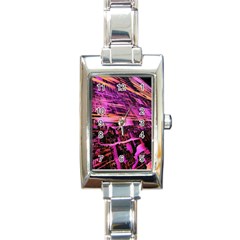 Mirror Fractal Rectangle Italian Charm Watch by Sparkle