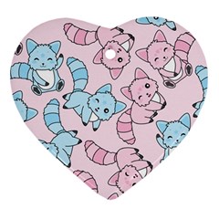 Children Pattern Design Ornament (heart)