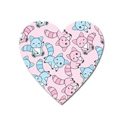 Children Pattern Design Heart Magnet by Jancukart