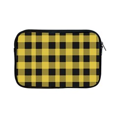 Black And Yellow Small Plaids Apple Ipad Mini Zipper Cases by ConteMonfrey