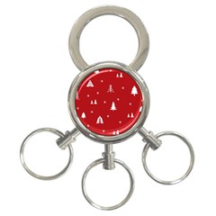 Abstract-cute-christmas Seamless 3-ring Key Chain by nateshop