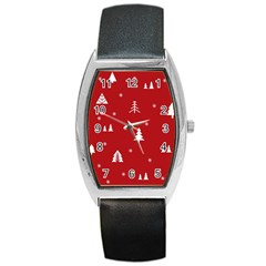 Abstract-cute-christmas Seamless Barrel Style Metal Watch by nateshop