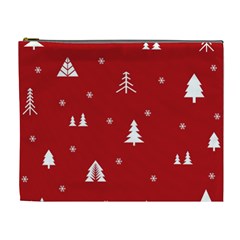 Abstract-cute-christmas Seamless Cosmetic Bag (xl)