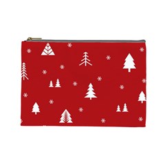 Abstract-cute-christmas Seamless Cosmetic Bag (large)
