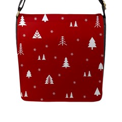 Abstract-cute-christmas Seamless Flap Closure Messenger Bag (l) by nateshop