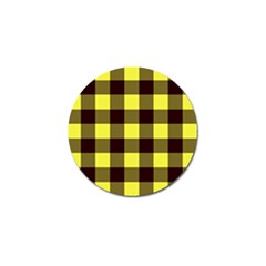 Black And Yellow Plaids Golf Ball Marker (10 Pack) by ConteMonfrey