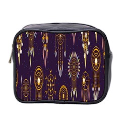 Background Mini Toiletries Bag (two Sides)