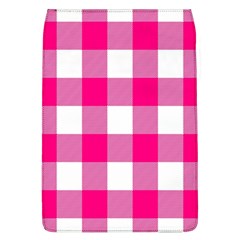 Pink And White Plaids Removable Flap Cover (l) by ConteMonfrey