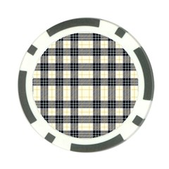 Gray And Yellow Plaids  Poker Chip Card Guard (10 Pack) by ConteMonfrey