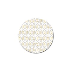 Background-cute-christmas Gold Golf Ball Marker (10 Pack) by nateshop