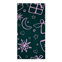 Background-cute Christmas Shower Curtain 36  X 72  (stall)  by nateshop