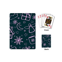 Background-cute Christmas Playing Cards Single Design (mini)