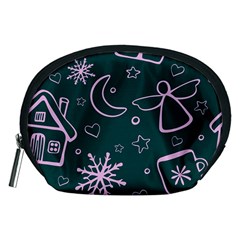 Background-cute Christmas Accessory Pouch (medium) by nateshop
