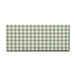 Green Tea White Small Plaids Hand Towel by ConteMonfrey