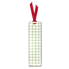 Green Tea White Small Plaids Small Book Marks by ConteMonfrey