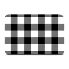 Black And White Classic Plaids Plate Mats