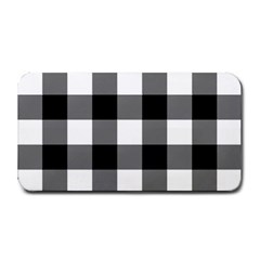 Black And White Classic Plaids Medium Bar Mats by ConteMonfrey