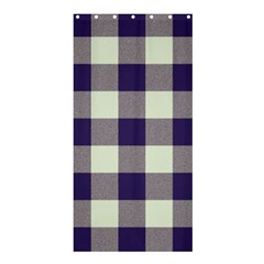 Blue Purple And White Plaids Shower Curtain 36  X 72  (stall)  by ConteMonfrey