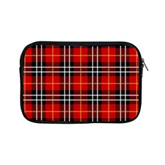 Black, White And Red Classic Plaids Apple Ipad Mini Zipper Cases by ConteMonfrey