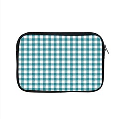 Straight Blue White Small Plaids Apple Macbook Pro 15  Zipper Case by ConteMonfrey