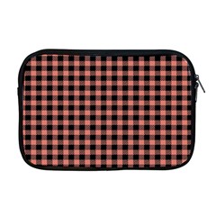 Straight Black Pink Small Plaids  Apple Macbook Pro 17  Zipper Case by ConteMonfrey