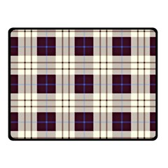 Purple, Blue And White Plaids Fleece Blanket (small) by ConteMonfrey