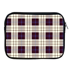 Purple, Blue And White Plaids Apple Ipad 2/3/4 Zipper Cases by ConteMonfrey