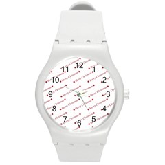 Christmas Cute Round Plastic Sport Watch (m) by nateshop