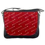 Cute Christmas red Messenger Bag Front