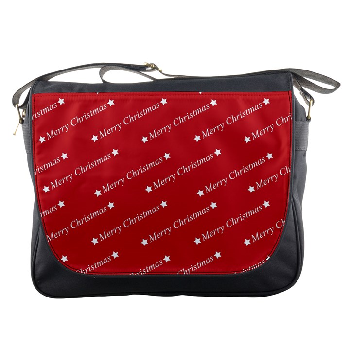 Cute Christmas red Messenger Bag