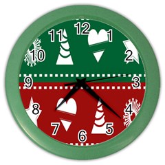 Christmas-04 Color Wall Clock by nateshop