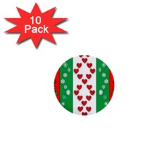 Christmas-05 1  Mini Buttons (10 Pack)  by nateshop