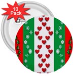 Christmas-05 3  Buttons (10 pack)  Front