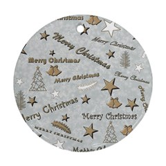 Christmas Round Ornament (two Sides) by nateshop
