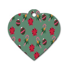 Cute ,merry Christmas Dog Tag Heart (two Sides) by nateshop