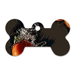 Fresh Water Tomatoes Dog Tag Bone (one Side) by ConteMonfrey