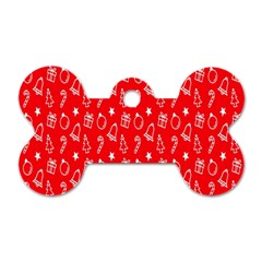 Merry Christmas,cute Dog Tag Bone (one Side) by nateshop