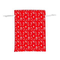 Merry Christmas,cute Lightweight Drawstring Pouch (m) by nateshop