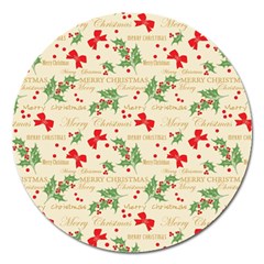 Christmas-paper Magnet 5  (round) by nateshop