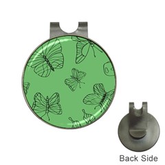 Green Nature Pattern Hat Clips With Golf Markers by Wegoenart