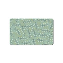 Leaves Nature Pattern Design Magnet (name Card) by Wegoenart