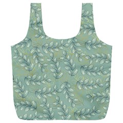 Leaves Nature Pattern Design Full Print Recycle Bag (xxxl) by Wegoenart