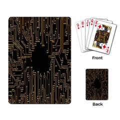 Circuit-board Playing Cards Single Design (rectangle) by nateshop