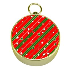 Xmash Christmas Stars Red Background Star Gold Compasses
