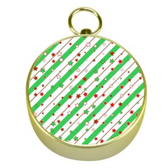 Christmas Xmas Green Stars Background Star Gold Compasses