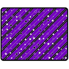 Xmas Christmas Stars Background Star Fleece Blanket (medium)  by Wegoenart