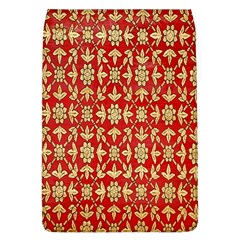 Gold-red Flower Removable Flap Cover (l) by nateshop