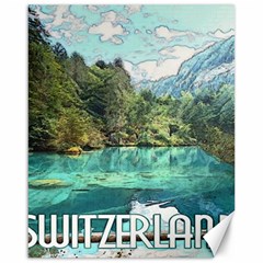 Blausee Naturpark - Switzerland Canvas 16  X 20  by ConteMonfrey