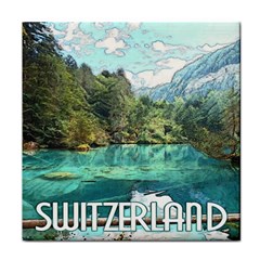 Blausee Naturpark - Switzerland Face Towel by ConteMonfrey